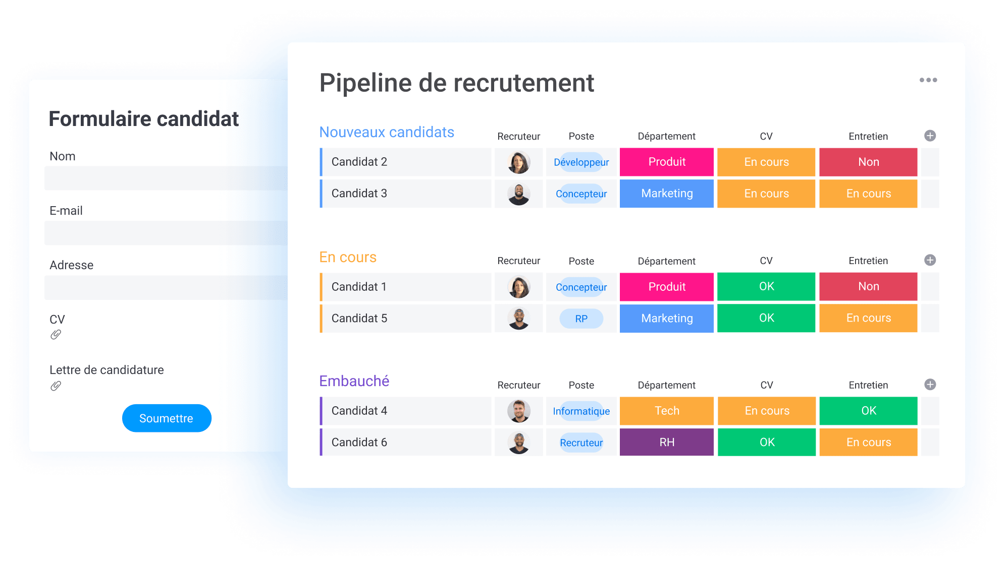 FR Recruitment pipeline test
